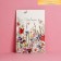 Postcard "Happy Birthday", wildflowers, embossing, 12 × 18 cm