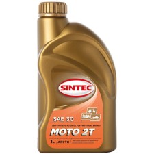 Motor oil sintec Moto 2T, red, semi -synthetic, 1 liter