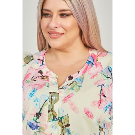 Female blouse, size 52, milk color-5