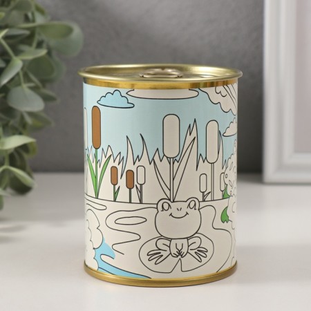 Pigger Bank Metal Children's Coloring "Nature"