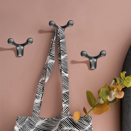 Furniture hook Cappio Dog, two -rod, black-1