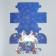 Folding box with bilateral application "Happy New Year" 16 x 10 x 10 cm, New Year