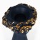 Polystone candlestick "Girl with a wreath" 9.5 x 9.5 x 14 cm mix