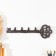 Hooks decorative cast iron "key to the castle" 31x9 cm