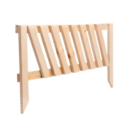 Decorative fence, 28 × 88 cm, 1 section, wood, Greengo-7