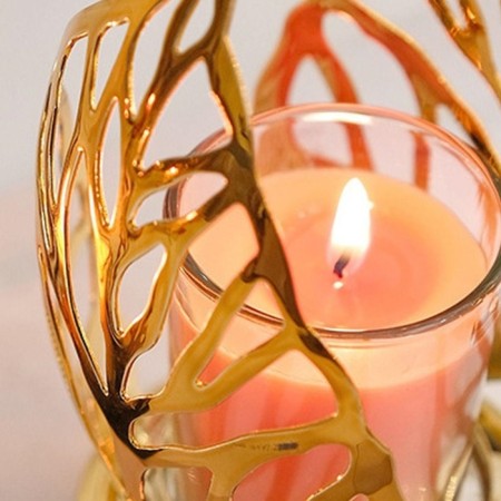 Candlestick 8.5 x 13.5 cm, gold-2