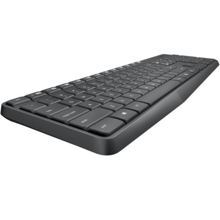 Keyboard + Logitech mk235 (ru layout) Claw: Gray Mouse: Gray USB Wireless (920-00 107352-1