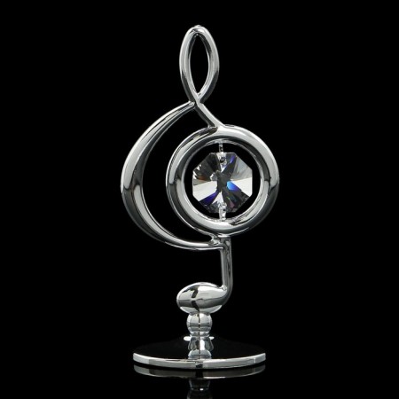 Souvenir "Violin key", 3 × 3.6 × 7.8 cm, with crystals