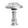 Holder for curtains Cappio KC211, color silver, 2 pcs