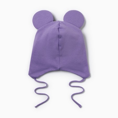 Hat children's mouse, lilac color, size 46-50-1