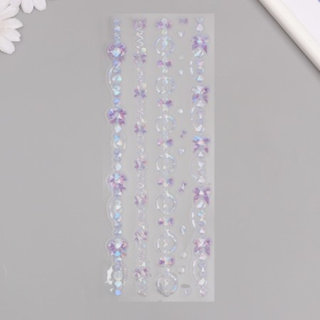 Sticker Plastic Straza "Bracelettes" mix 27.5x9.5 cm-2