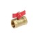 Ballic zein tap, inner/internal thread 1 ", butterfly