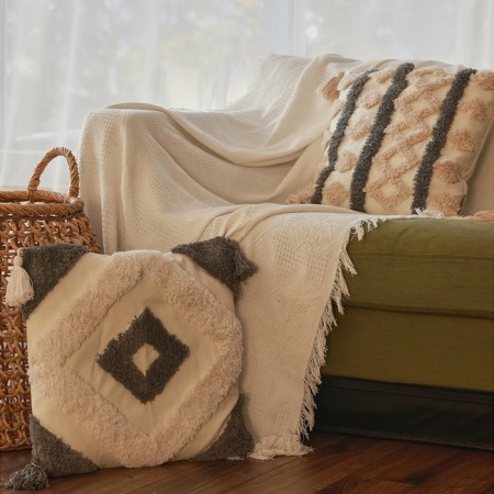 Sl-Home pillow cover 45*45 cm, 100% cotton-3