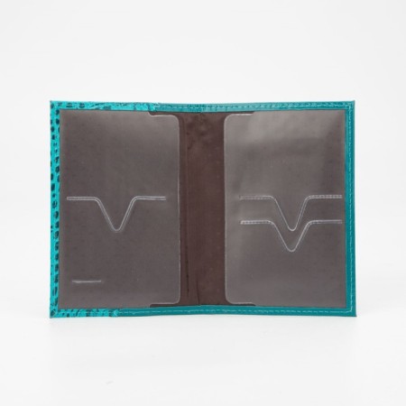 TEXTURA passport cover, turquoise color-2