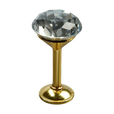 Holder for curtains KD001, one -rod, color gold