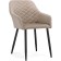 Steve Metal/velor, black/beige 52x68x81 cm