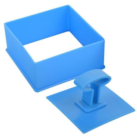 Culinary form with a cover cover “Square”, 9.5 × 9.5 cm, h = 4.5 cm, color mix-4