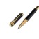 Handle Gift Roller, in the leatherette case, the case is black, gold