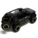Metal jeep, 1:24, Doors, hood, trunk, inertia, black color open