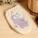 Moacher "Mitten" Elephant with print, cotton/nettle, 18x11cm
