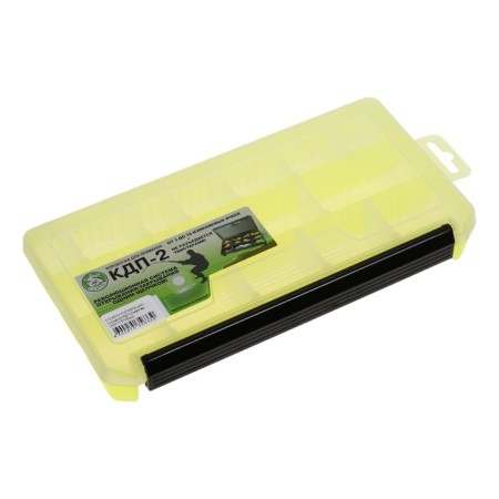 Box for baits KDP-2, 23 x 11.5 x 3.5 cm, yellow