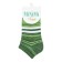 Women's socks shortened Minimi Fresh, size 35-38, color Verde Multicolor