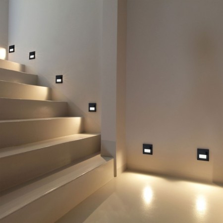 The built -in Citilux “Scully” CLD006K5, 7.7x7.7 cm, 1x1W, LED, Black Color-4