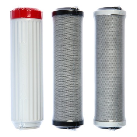 A set of interchangeable cartridges for Aquaphor Trio Norm, B510-03-04-07, filtering