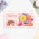 Money envelope "Congratulations!" Flowers on the book, 18.5 x 8.5 cm