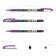 Ballic handle Erichkrause Colortouch Purple Python, node 0.7 mm, blue ink blue