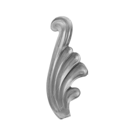 Forged sheet (right), 83 × 30 × 2 mm