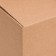 The box is folding, brown, 30 x 30 x 15 cm