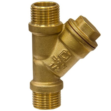 Crushing filter STM, 1/2 ", external/outer, brass