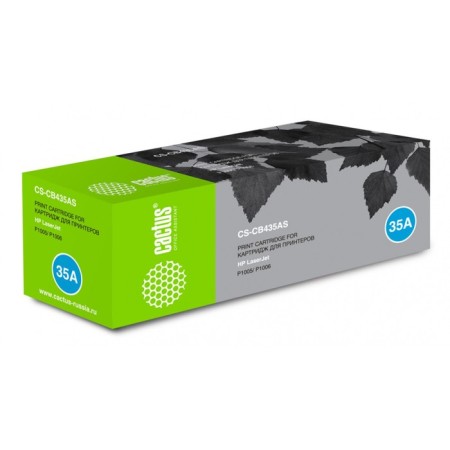 Cactus CS-CB435AS CB435A cartridge, for HP LJ P1005/P1006, 1,500 pages, black color