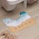 Bathroom mat Ethel "Waves", 50x40 cm, velor