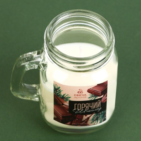 New Year's candle in a bank with a pen "Sweetness", chocolate-4
