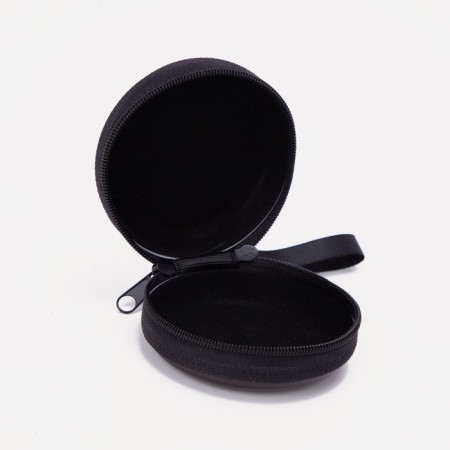 Case for coins/headphone headphones, black/orange color-1