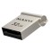 USB flash drive 32 GB MaxVI MM Metallic Silver Mini, metal / FD32GBUSB20C10MMM
