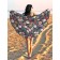 Pareo and beach rug "Field Field", d = 150 cm