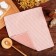 Daillean Napkin "strip" color -pink 35*35 cm, 100% cotton