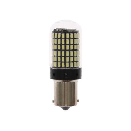 Auto Stuffing LED P21W 1156, 144 SMD, 12 V, Canbus, Light White-1
