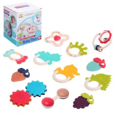A set of rattles with eruphers of 