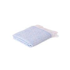 Waffle towel with fringe 