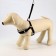 The set is soft slopes, a leash 120 x 1 cm with a swivel, s, Osh 26-67 cm, og 26-67 cm, black