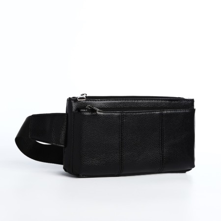 Board belt on lightning, 2 external pockets, black color-3