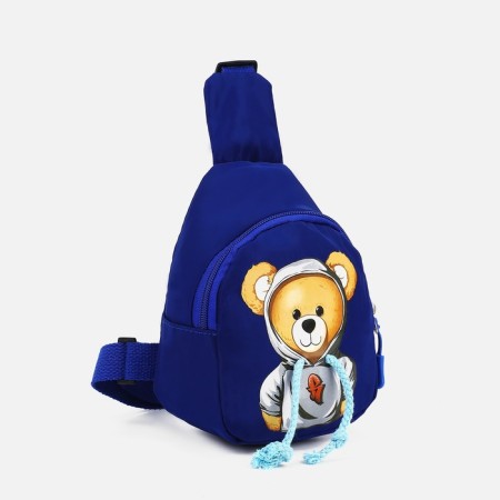 Baby bag with lightning, over the shoulder, blue color