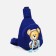 Baby bag with lightning, over the shoulder, blue color