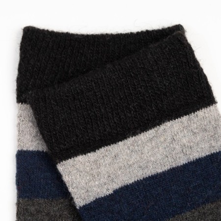 Socks male terry, black color, size 39-44-1