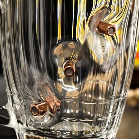 Mug "impenetrable", 3 bullets, for beer, 500 ml-6