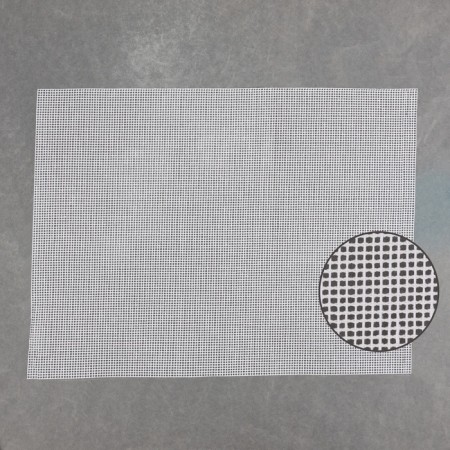 Embroidery canvas, No. 11, 30 × 40 cm, white color